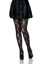 Load image into Gallery viewer, Floral Lace Net Tights