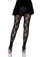 Load image into Gallery viewer, Floral Lace Net Tights