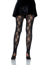 Load image into Gallery viewer, Floral Lace Net Tights