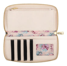 Load image into Gallery viewer, Disney Villains Pastel Flames All Over Print Zip Around Wallet