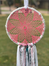Load image into Gallery viewer, Dream Catchers- Pink Lace and Crochet