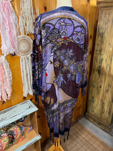 Load image into Gallery viewer, Vivien Art Nouveau Beaded Velvet Burnout Kimono