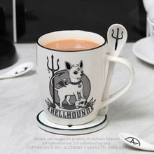 Load image into Gallery viewer, Hellhound Mug and Spoon Set