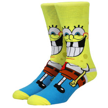 Load image into Gallery viewer, Big Smile Spongebob Character Socks