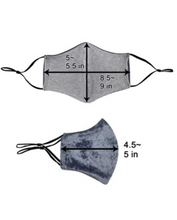 Load image into Gallery viewer, Black Cotton Mask