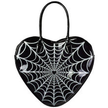 Load image into Gallery viewer, Spiderweb Sparkle XL Heart Purse