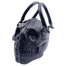Load image into Gallery viewer, Black Skull Purse