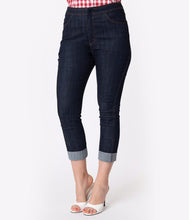 Load image into Gallery viewer, Barbie Denim Capri Picnic Pants