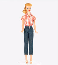 Load image into Gallery viewer, Barbie Denim Capri Picnic Pants