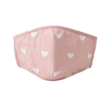 Load image into Gallery viewer, Pink Heart Cotton Mask