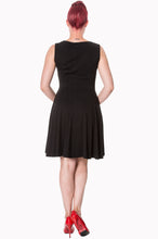 Load image into Gallery viewer, Peekaboo Dress with Bow Collar