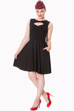 Load image into Gallery viewer, Peekaboo Dress with Bow Collar