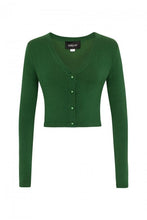 Load image into Gallery viewer, Kimberly Green Knitted Bolero Cardigan