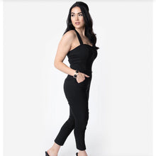 Load image into Gallery viewer, Black Halter Jumpsuit- LAST ONE!