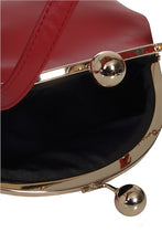 Load image into Gallery viewer, Red Elegant Daytime Kisslock Handbag
