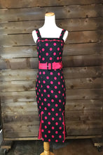 Load image into Gallery viewer, Red Polkadot Wiggle Dress