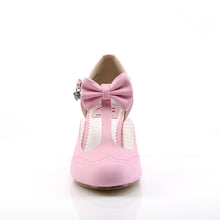 Load image into Gallery viewer, Flapper Pink Kitten Heel Shoes
