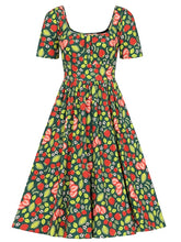 Load image into Gallery viewer, Giada Strawberry Patch Swing Dress