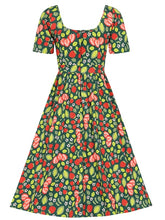 Load image into Gallery viewer, Giada Strawberry Patch Swing Dress