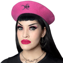 Load image into Gallery viewer, Web Pink Beret
