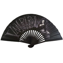 Load image into Gallery viewer, Vampira Coffin Hand Fan