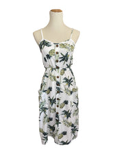 Load image into Gallery viewer, Ivory Pineapple Print Button Down Sun Dress