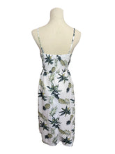 Load image into Gallery viewer, Ivory Pineapple Print Button Down Sun Dress
