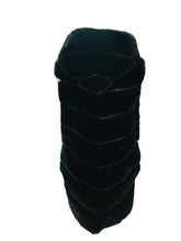 Load image into Gallery viewer, Faux Fur Black Hooded Vest- Last One!
