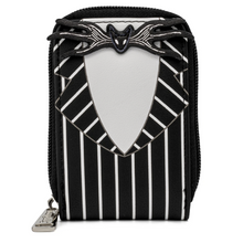 Load image into Gallery viewer, Nightmare Before Christmas Jack Skellington Suit Accordion Wallet