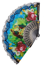 Load image into Gallery viewer, Religious Lace Trim Hand Fan- More Styles Available!
