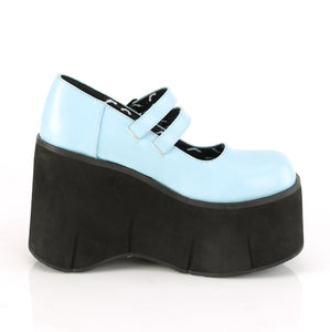 Kera Baby Blue Platform Mary Jane Shoes