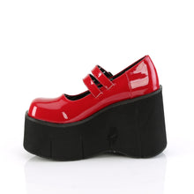 Load image into Gallery viewer, Kera Red Platform Mary Jane Shoes
