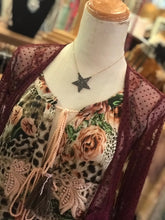 Load image into Gallery viewer, Floral and Leopard Maxi Dress