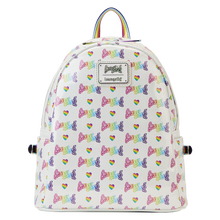 Load image into Gallery viewer, Lisa Frank Rainbow Heart Mini Backpack with Detachable Waist Bag
