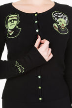 Load image into Gallery viewer, Frankenstein and the Bride Patch Cardigan S-4XL
