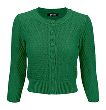 Load image into Gallery viewer, Green Knit Cardigan
