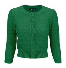 Load image into Gallery viewer, Green Knit Cardigan