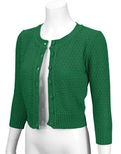 Load image into Gallery viewer, Green Knit Cardigan
