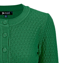 Load image into Gallery viewer, Green Knit Cardigan
