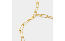 Load image into Gallery viewer, Moon and Starburst Locket on Paperclip Chain