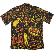 Load image into Gallery viewer, Elvira Vegas Repeat Red Sub Men's Button Down Shirt