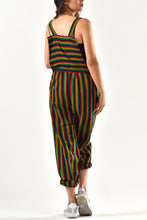 Load image into Gallery viewer, Marley Rasta Striped Overalls