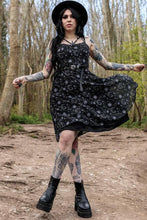 Load image into Gallery viewer, Moon Print Crossover Dress