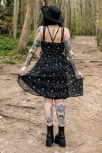 Load image into Gallery viewer, Moon Print Crossover Dress