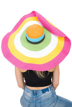 Load image into Gallery viewer, Multicolor Extra Large Floppy Brim Sun Hat
