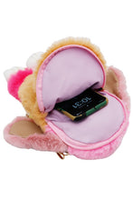 Load image into Gallery viewer, Vibrant Color Block OOAK Faux Fur Bunny Rabbit Plush Purse