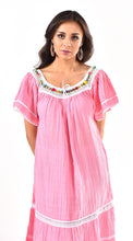 Load image into Gallery viewer, Pink Crochet Dress