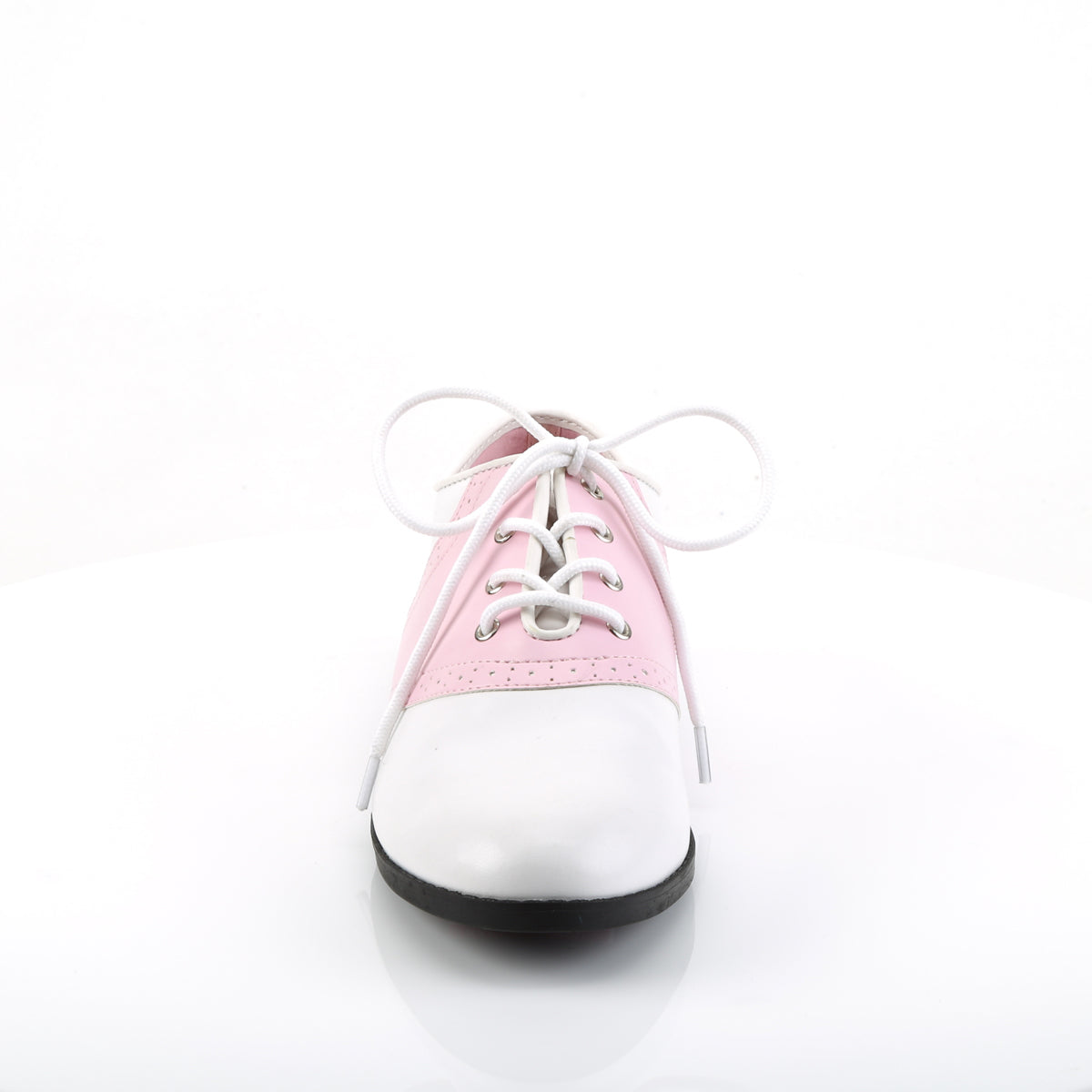 BRAND NEW Bait footwear pink and cream saddle oxfords heels size 10 womens  💖