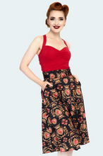 Load image into Gallery viewer, Queen of Hearts Swing Skirt