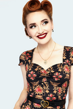 Load image into Gallery viewer, Queen of Hearts Belted Pencil Dress